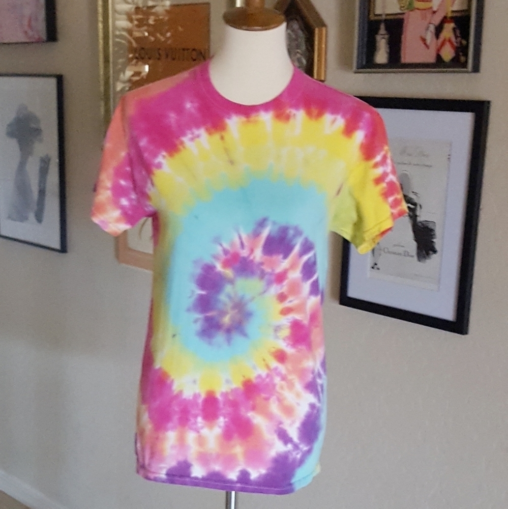 Custom Tie‎ Dye Short Sleeve Tee